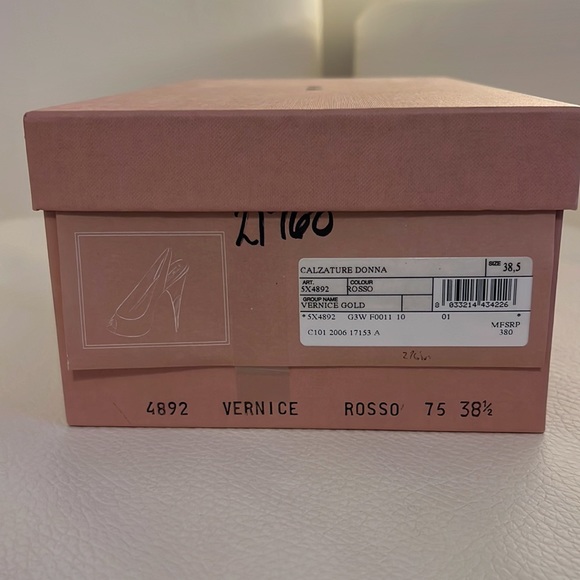 Miu Miu shoes size8.5 just like new - Picture 9 of 9